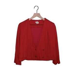 NWT VINTAGE JO JR double button cardigan 13